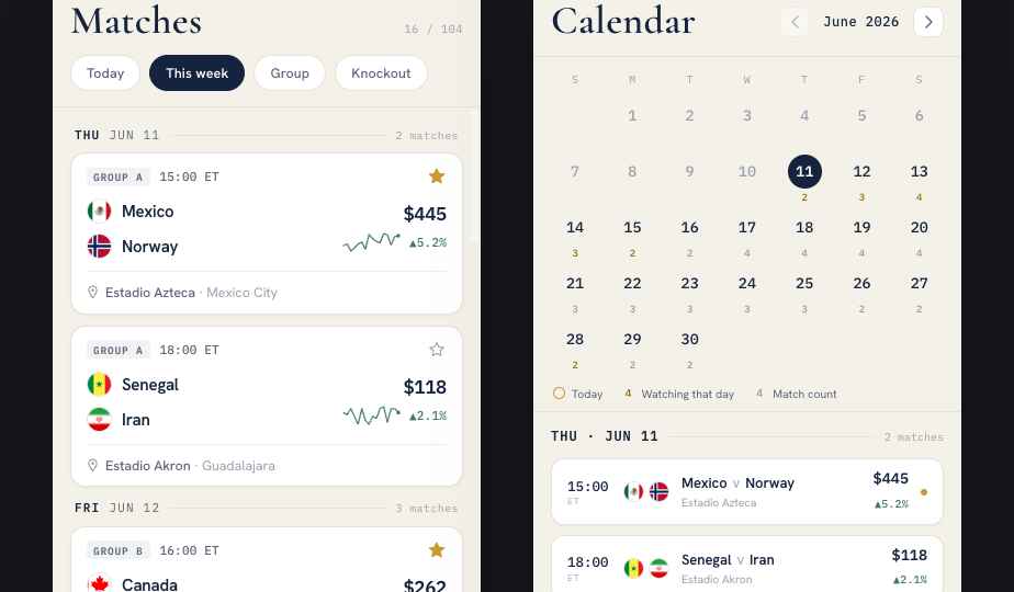 World Cup 2026 companion app